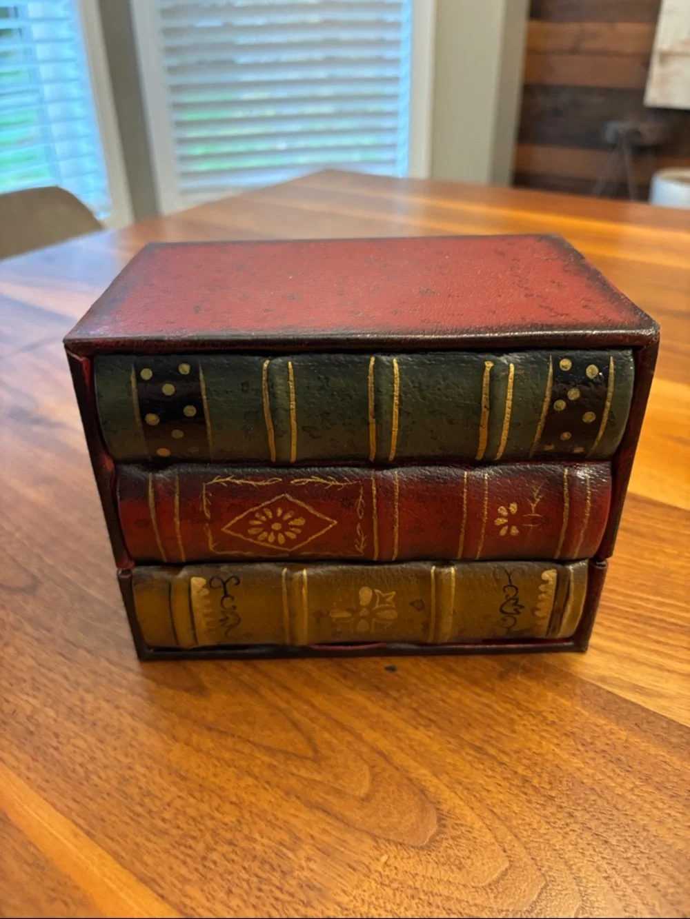 Distressed False Stack of Books Set of Two Hiding Spot - Picture 6 of 10